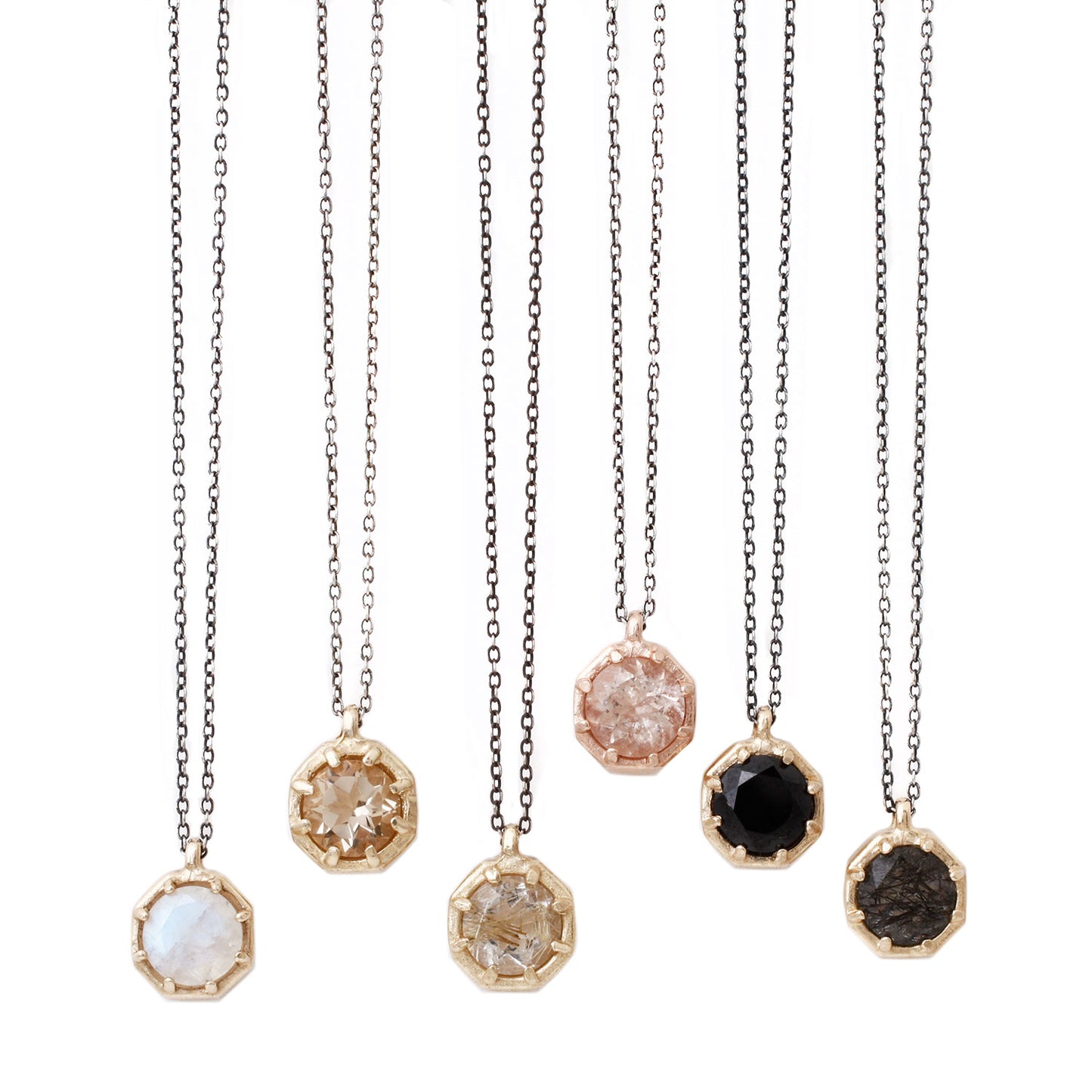 Spinel Octagon Necklace