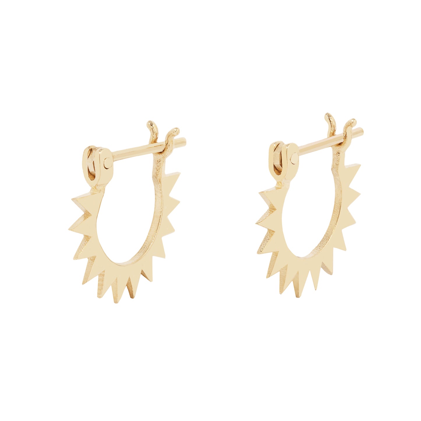 Gold Baby Spur Hoops