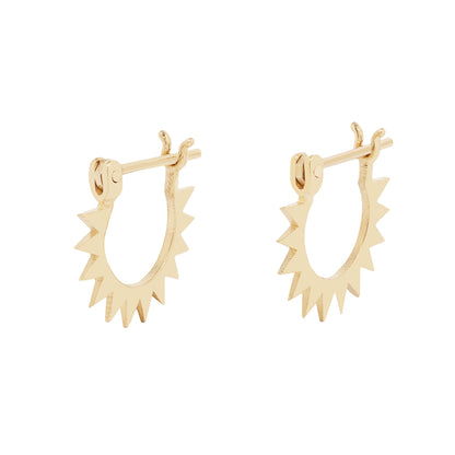 Gold Baby Spur Hoops