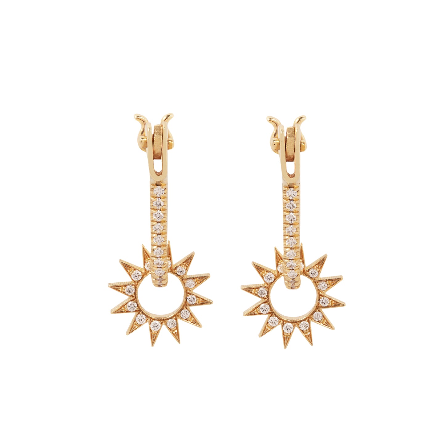 Pavé Baby Spur Earrings