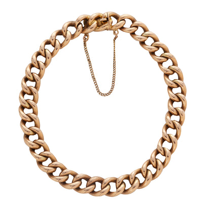 Regal Gold Curb Bracelet