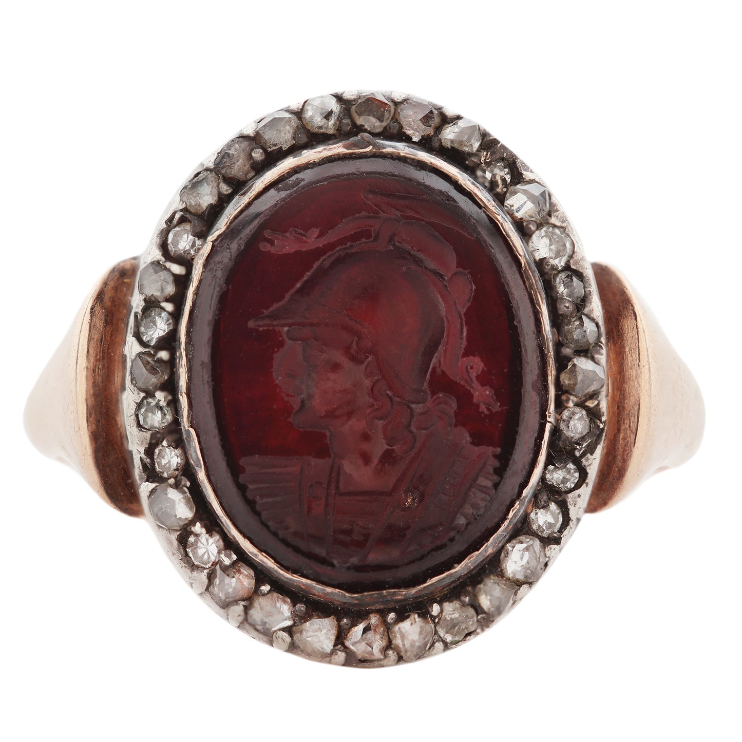 Antique Minerva Intaglio Ring