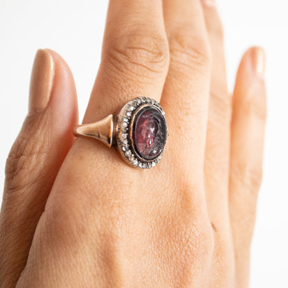 Antique Minerva Intaglio Ring