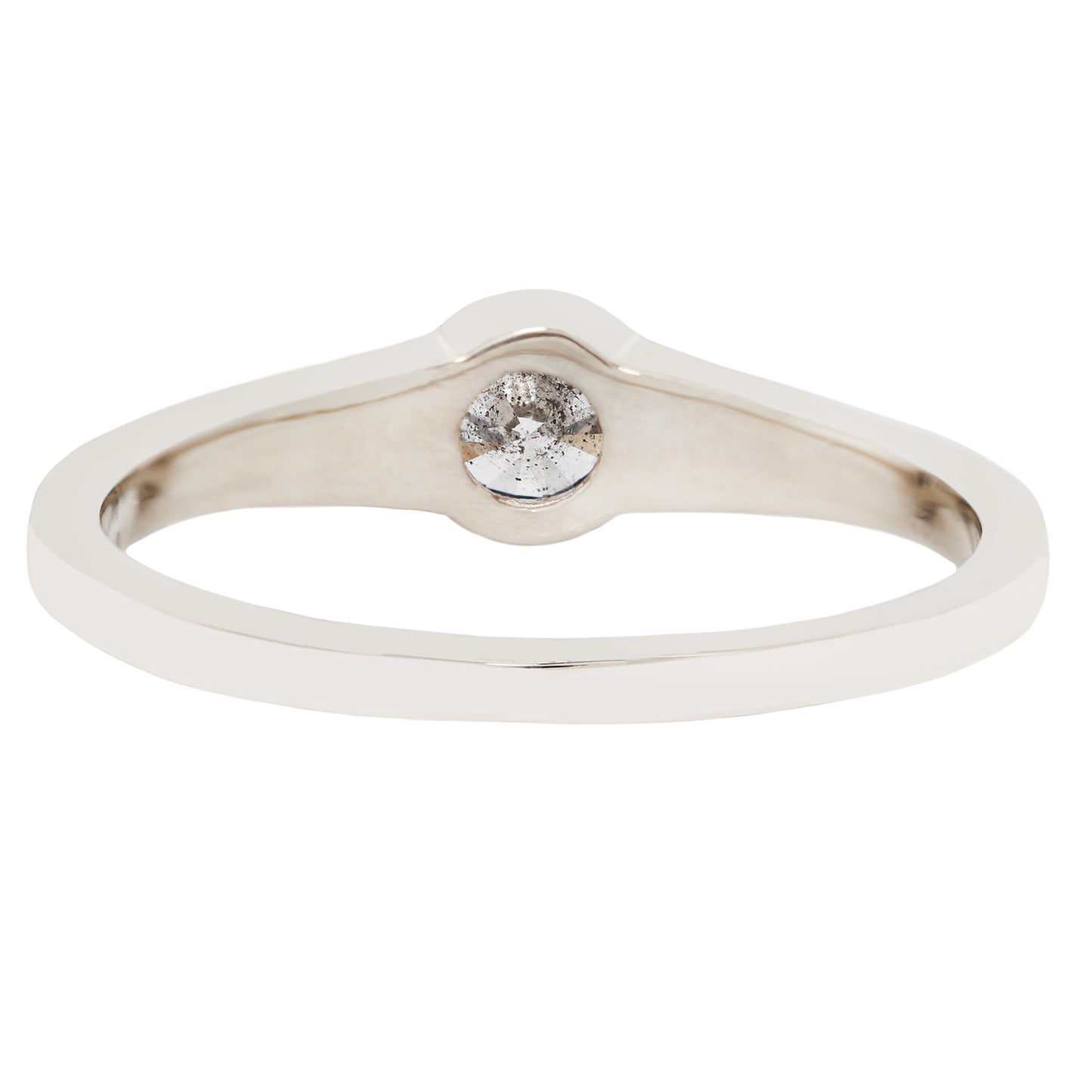 Salt & Pepper Diamond Eclipse Ring