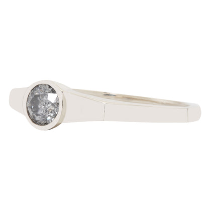 Salt & Pepper Diamond Eclipse Ring