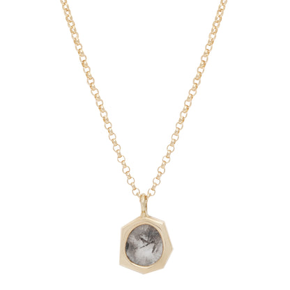 Diamond Slice Geo Necklace