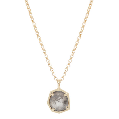 Diamond Slice Geo Necklace