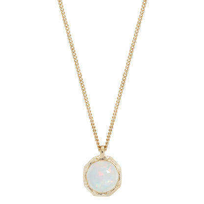 Opal Octagon Necklace