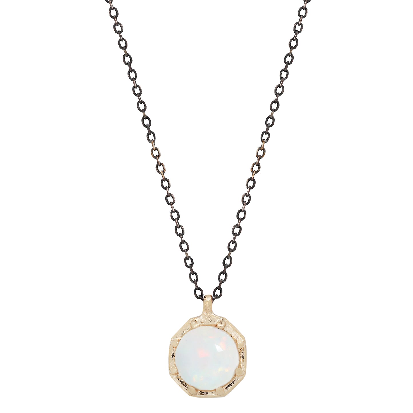 Opal Octagon Necklace