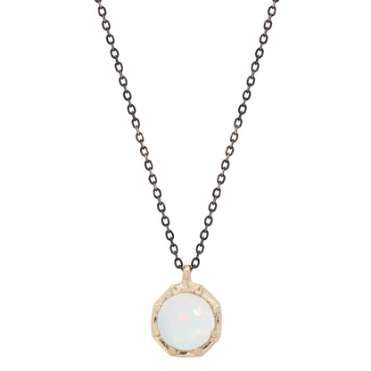 Opal Octagon Necklace