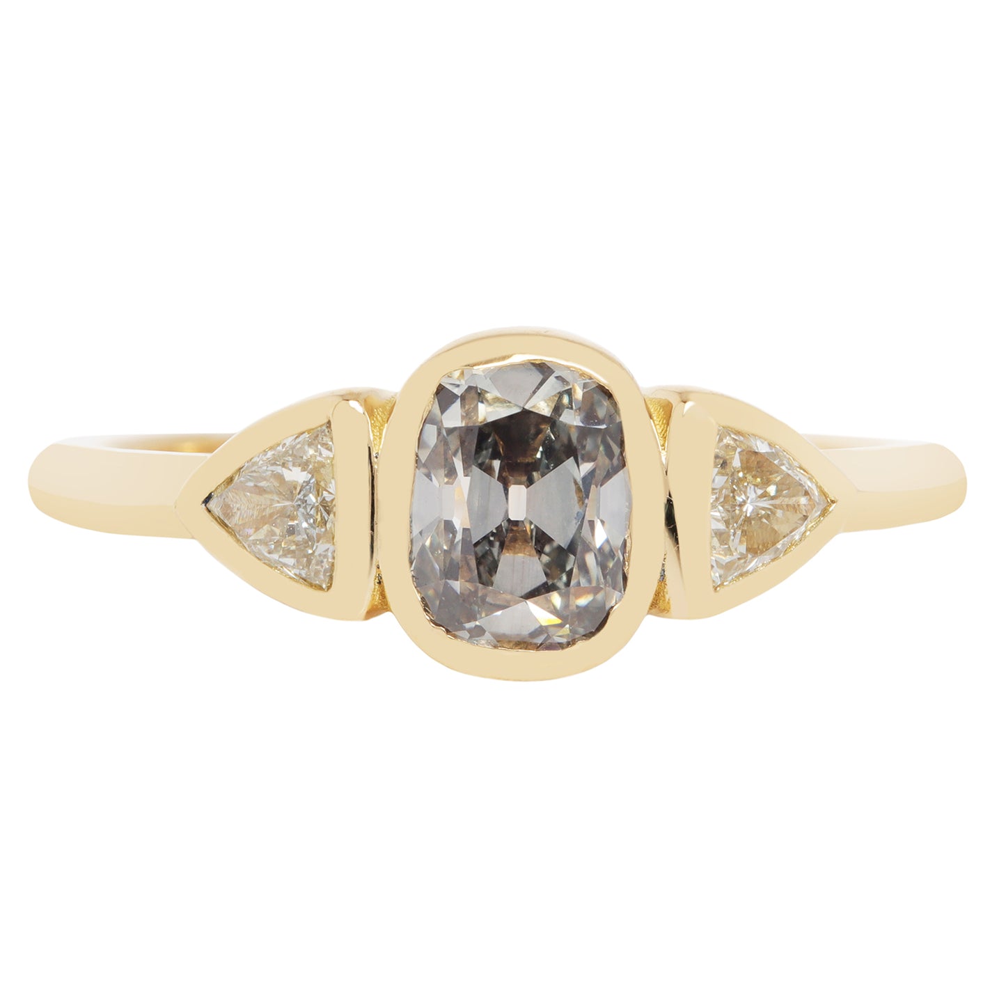 Champagne Sparkle Trio Ring