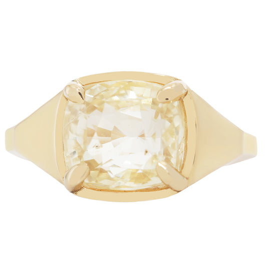 Yellow Sapphire Empire Ring