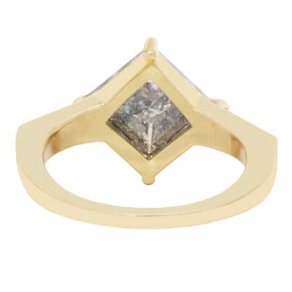 Speckled Pyramid Diamond Ring