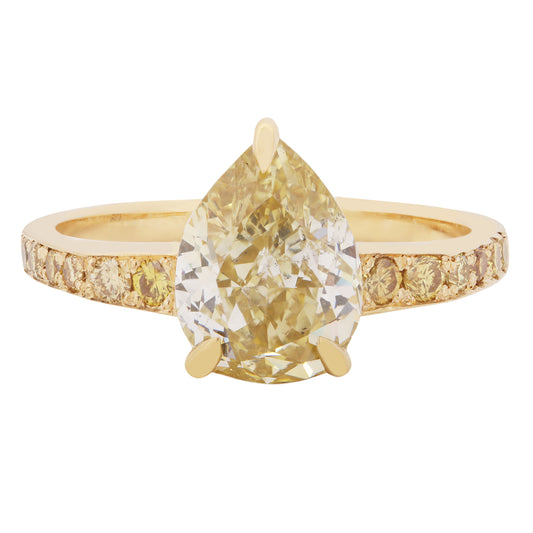 Canary Diamond Radiance Ring