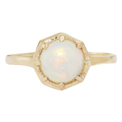 Opal Octagon Ring