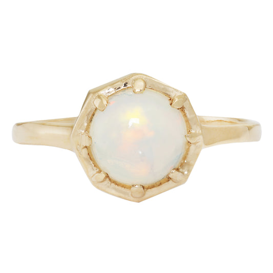 Opal Octagon Ring