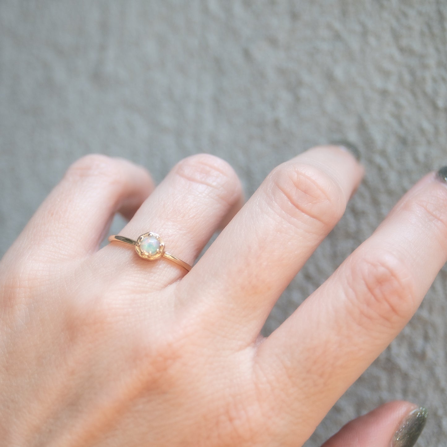 Tiny Opal Ring