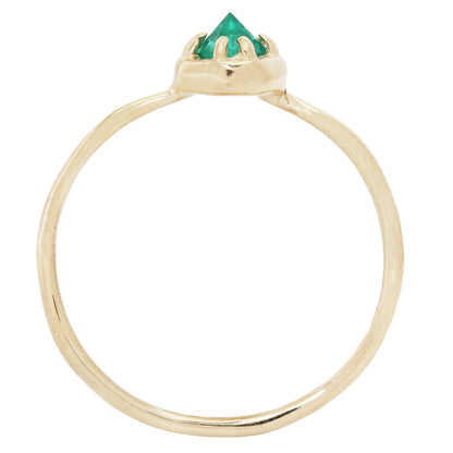 Tiny Emerald Ring