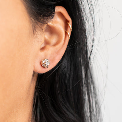 Large Diamond Urchin Studs