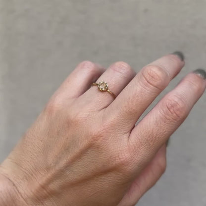 Tiny Moonstone Ring