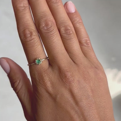 Tiny Emerald Ring