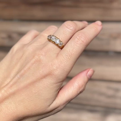 Victorian Opulence Diamond Ring