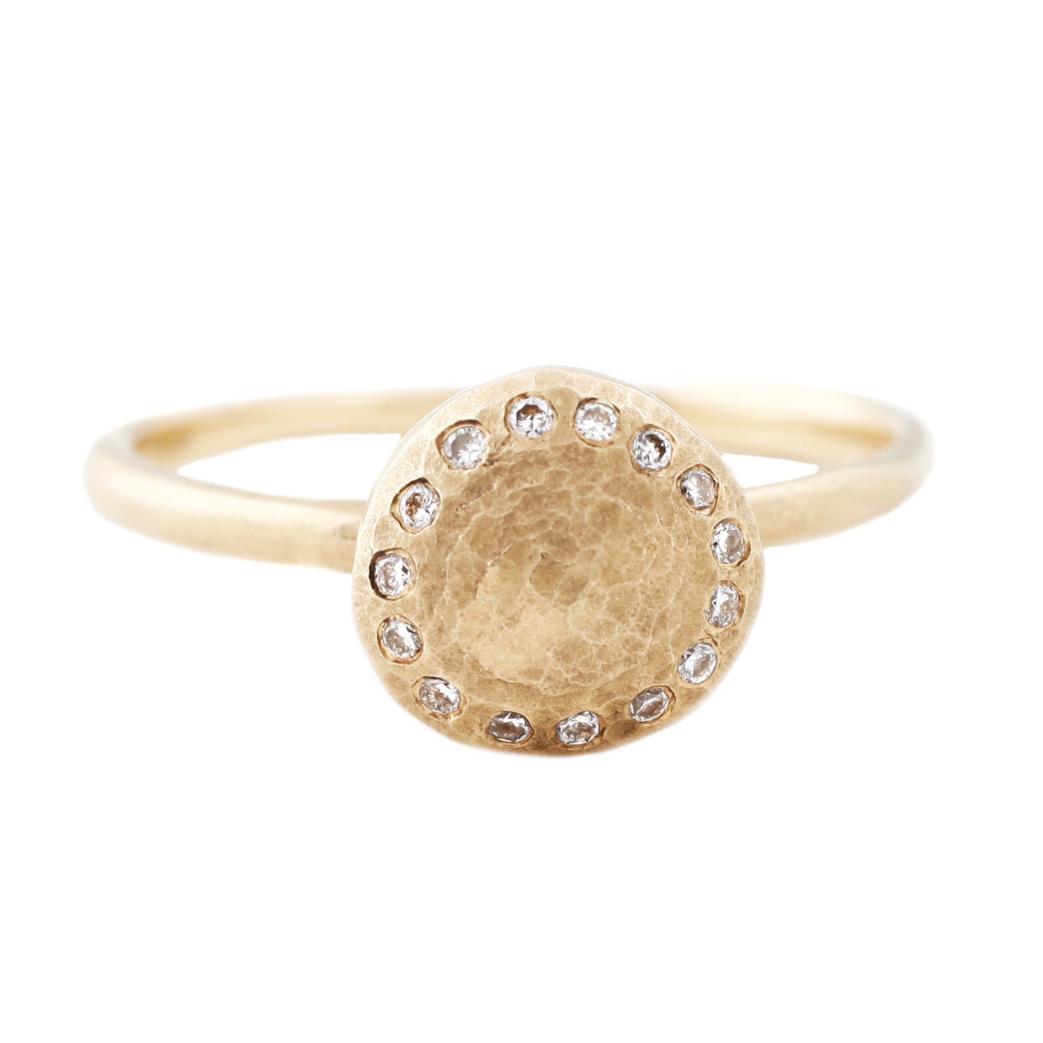 Ring with circle on top store
