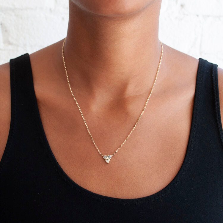 Three clearance triangle necklace