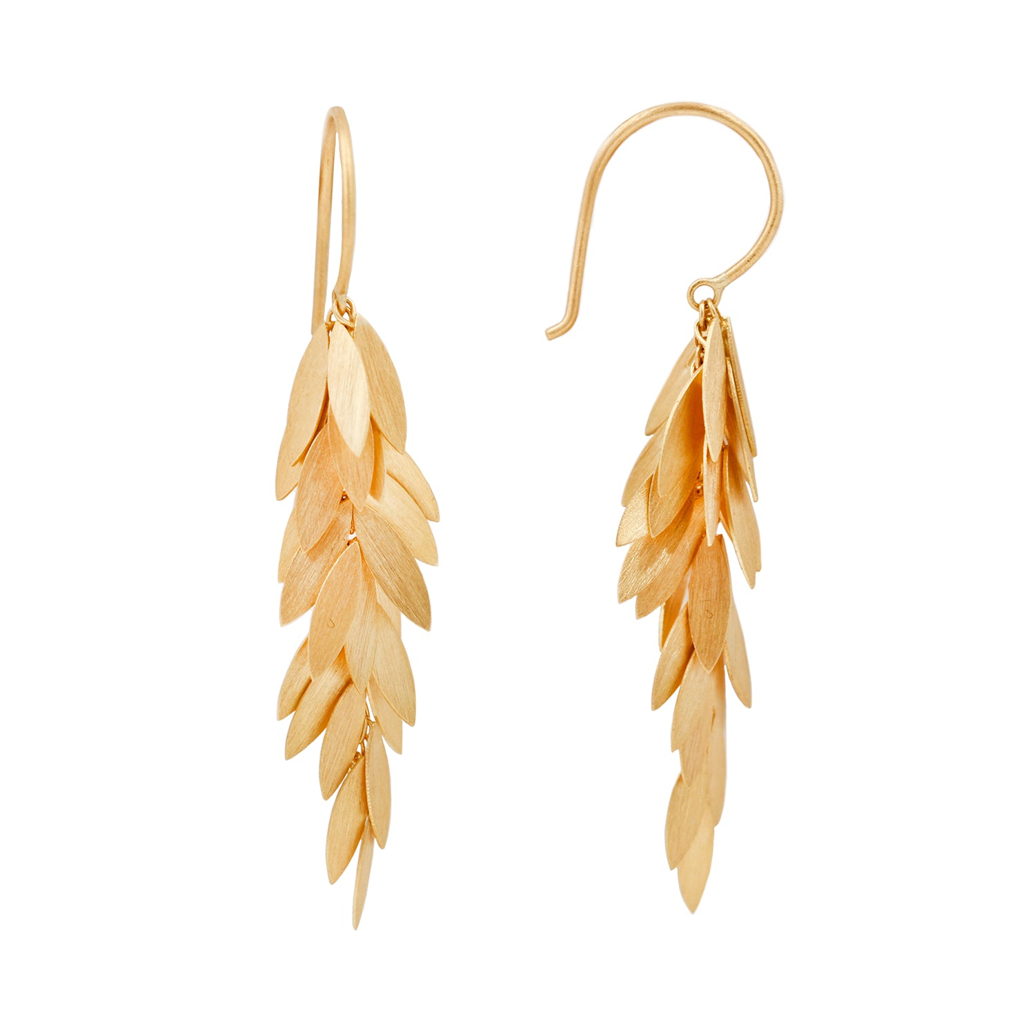 Leaf of Refuge Earrings - Gold – Eden Jewelry